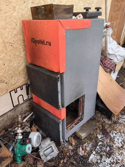 Автоматический котел твердотопливный