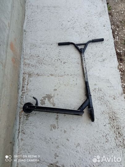 Самокат трюковой с лыжами