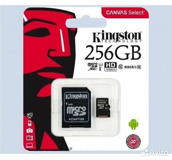 Карта памяти micro sd /512b Kingston
