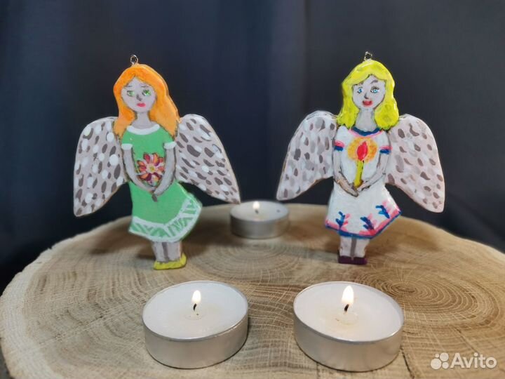 Набор Рождественский ангел. 2шт