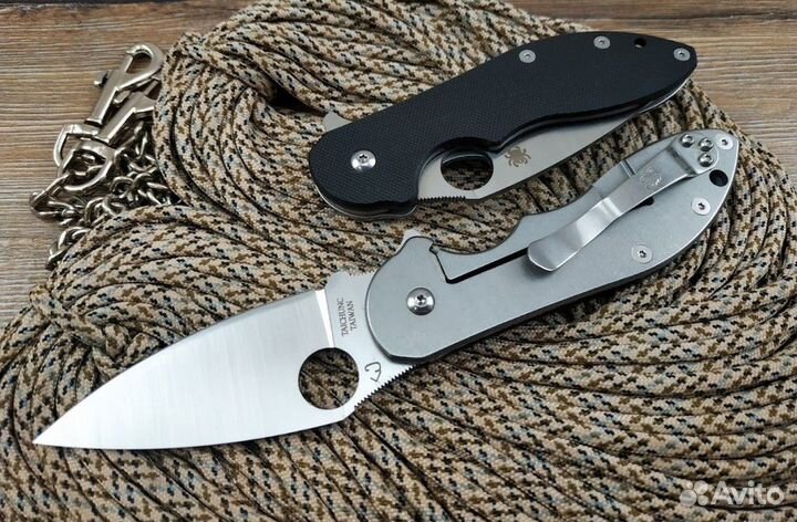 Нож флиппер Спайдерко черный SD1033