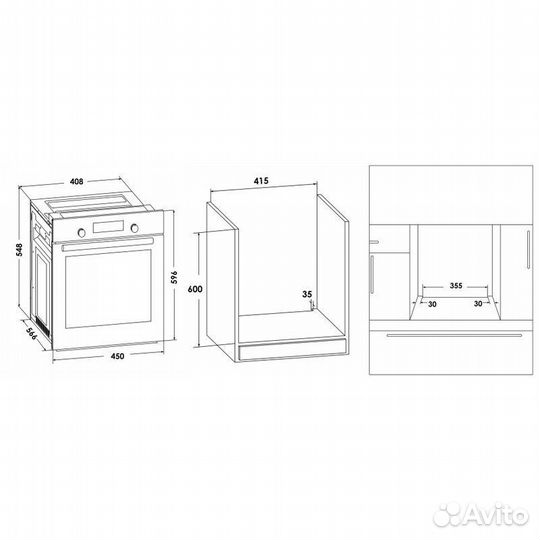 Духовой шкаф новый