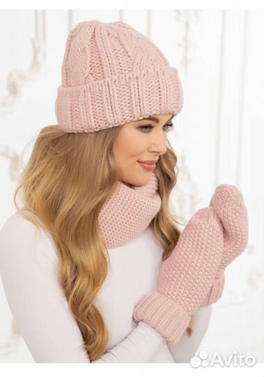 Шапка женская Siberika (шерсть +флис внутри)