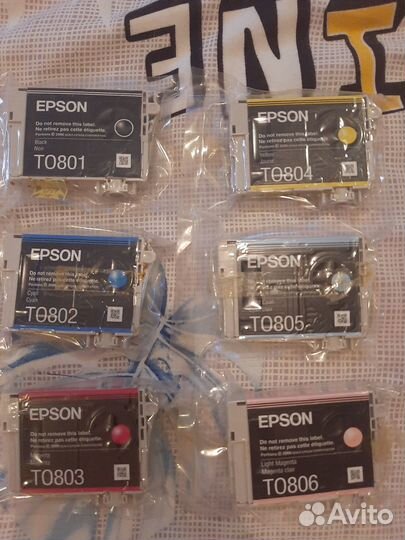 Картриджи струйные Epson для мфу р50/рх660