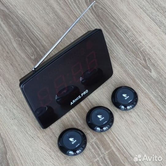 Кнопка вызова официанта, табло вызова - комплект