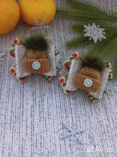 Резиночки для волос ручной работы