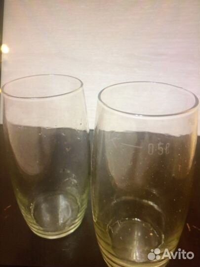Кружки 2 шт, пивные бокалы чехословакия