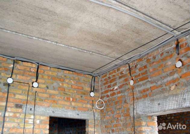 Услуги электрика. Монтаж электропроводки