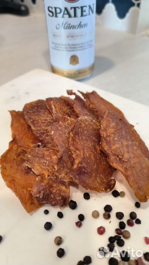 Джерки (куриные чипсы). Закуски к пиву