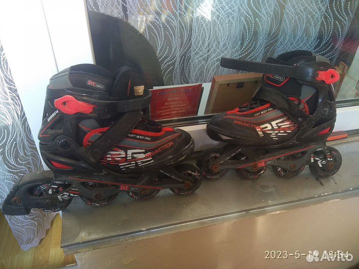 Роликовые коньки детские раздвижные