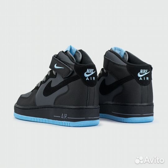 Кроссовки Nike Air Force 1 Wmns Grey / Blue Ftwr