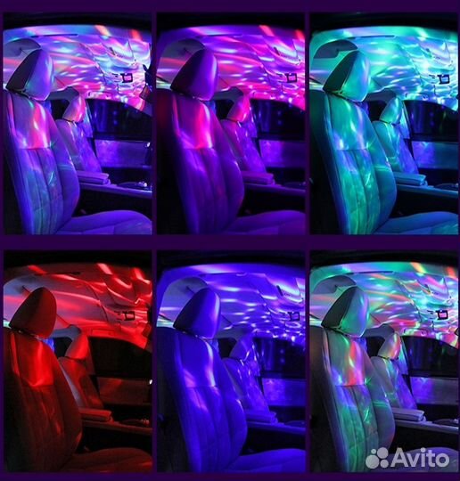 Светодиодный USB мини диско шар