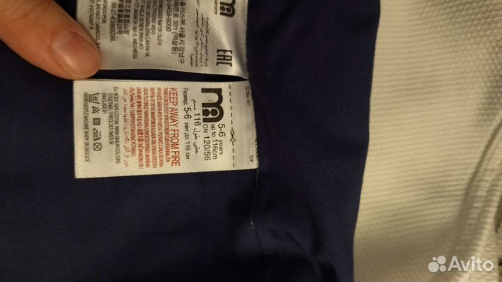 Рубашка Mothercare р. 116 с жилетом и бабочкой