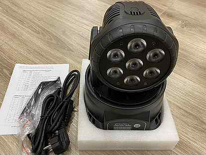 LED wash, световая голова 7х12w, moving head