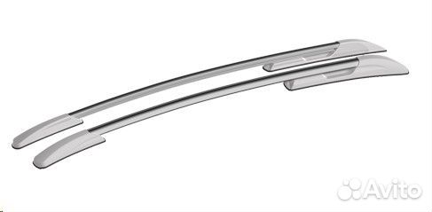 Рейлинги продольные на крышу Renault Kaptur серебр