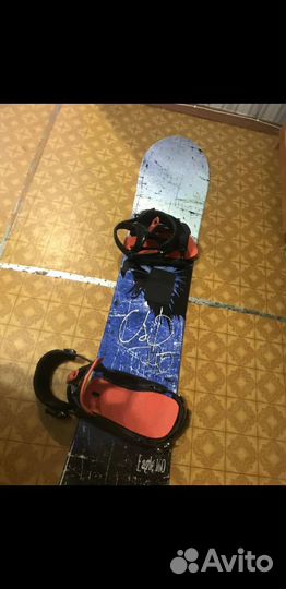 Комплект сноуборд + крепы