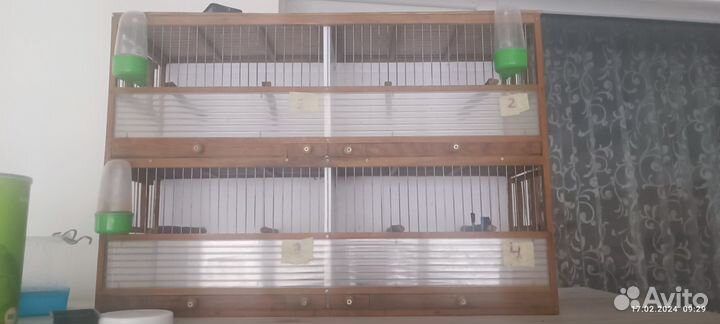 Клетка для волнистого попугая большая