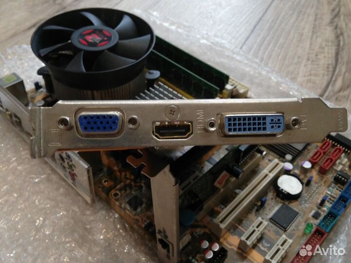 Комплект (М/п+проц+память+видюха)