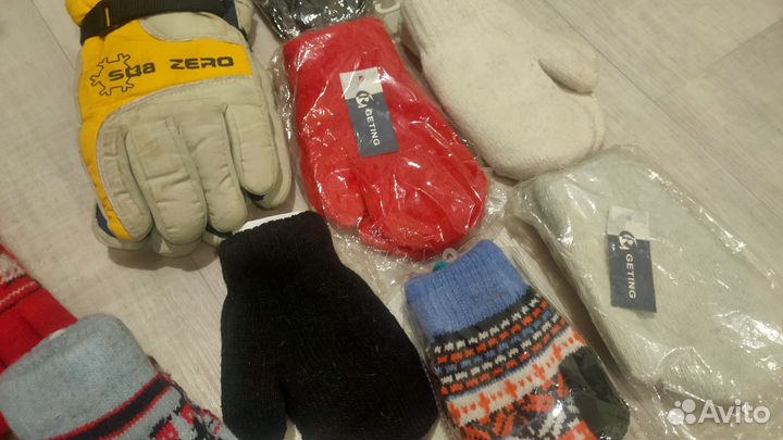 Перчатки варежки детские