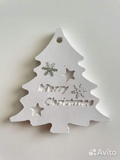 Елочка новогодняя из гипса