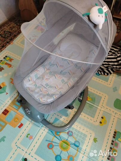 Детские качели шезлонг для новорожденных