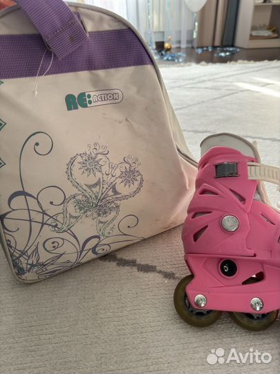 Ролики детские для девочек бу