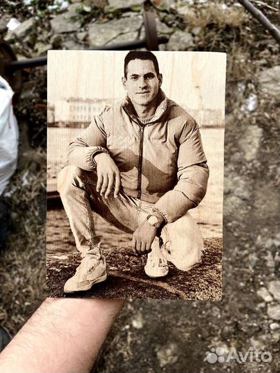 Выжигание Портретов на дереве