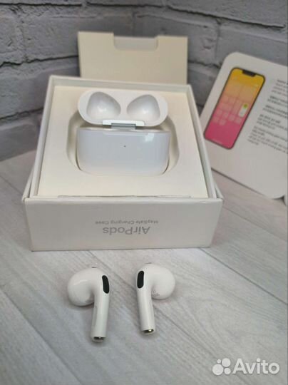 Наушники apple AirPods 3 новые 1:1 копия