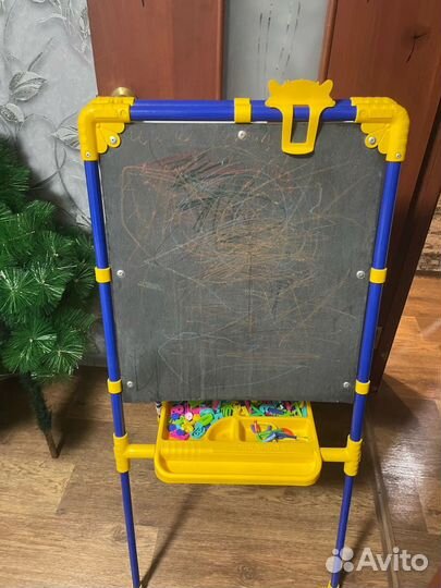 Магнитная доска мольберт с буквами