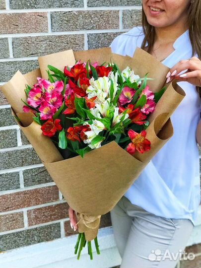 Букеты из альстромерий