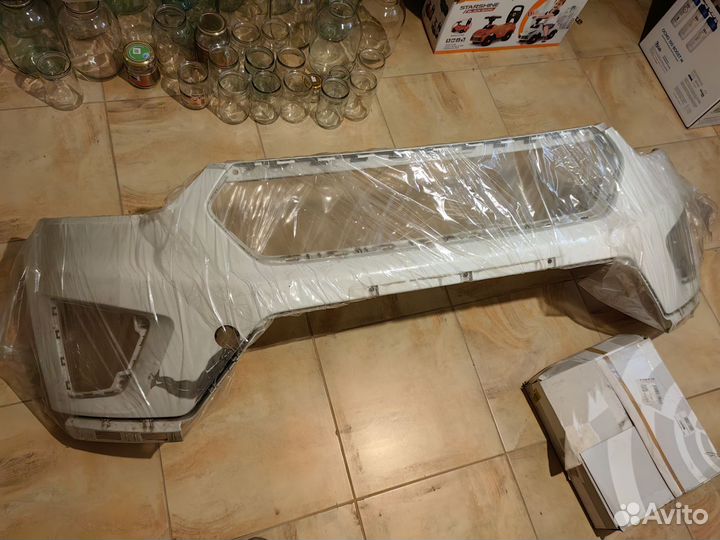 Бампер передний hyundai creta белый