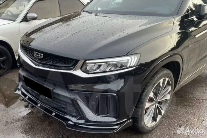 Сплиттер губа переднего бампера для Geely Tugella