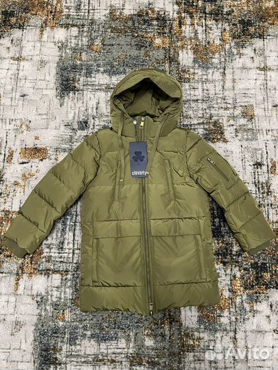 Новая куртка парка для мальчика 134 зимняя