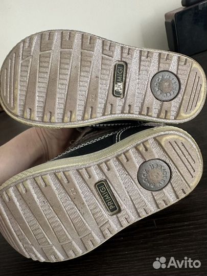 Ботинки демисезонные для девочки 21 размер