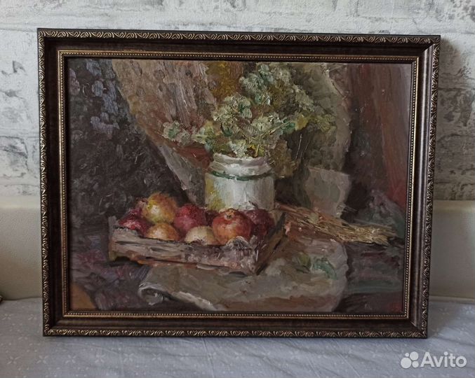 Картина маслом, этюд натюрморта