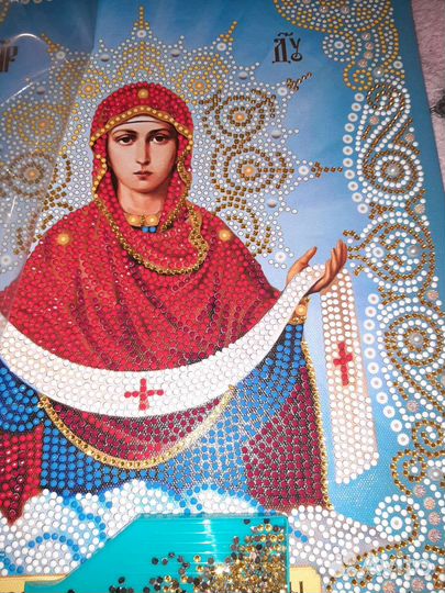 Икона алмазная мозаика