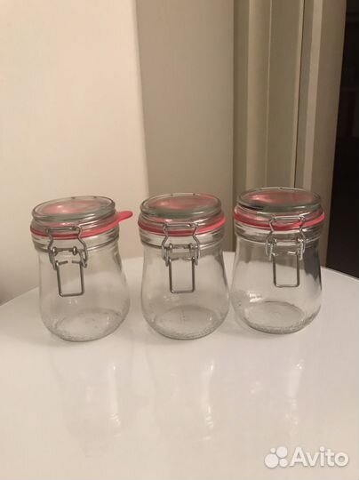 Банки стеклянные с бугельным замком