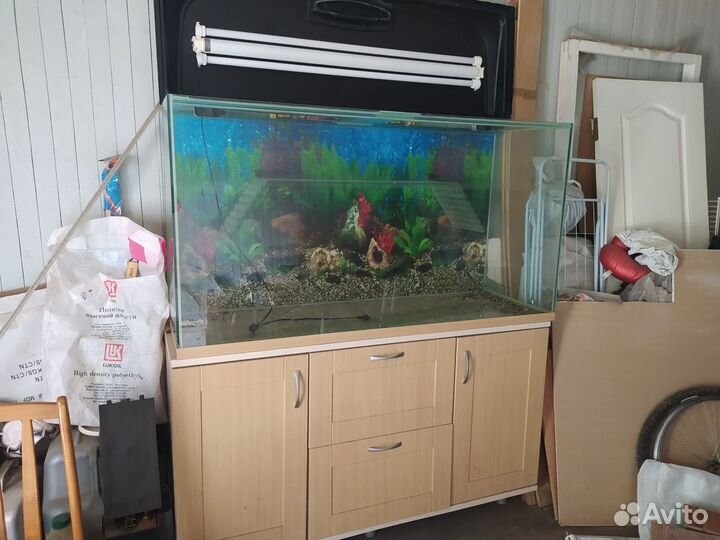 Аквариум 600 литров + тумба