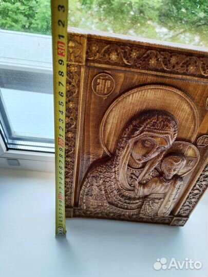 Икона резная Богородица Казанская (новая)