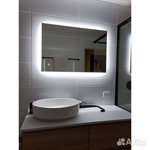 Зеркало с диодной подсветкой в ванную Santiago