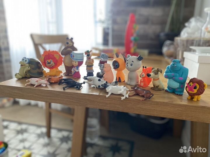 Детские игрушки 1-5 лет, пазлы, фигурки зверей