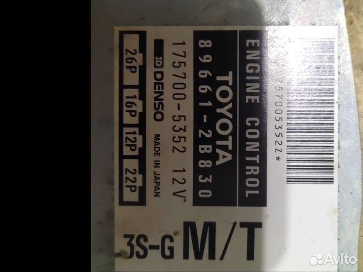 Эбу 89661-2B830 3sge-3gen