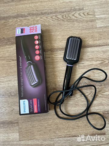 Расческа выпрямитель для волос philips