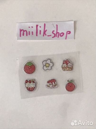 Наклейки самодельные 6 штук