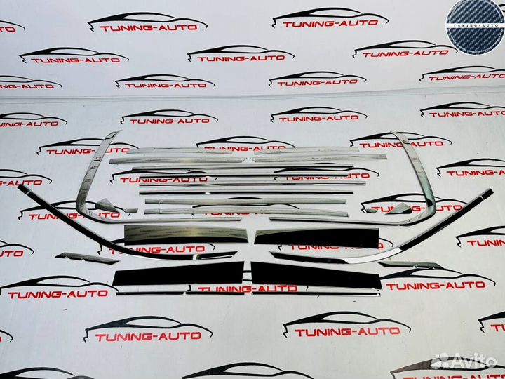 Молдинги отсечки окон Toyota Land Cruiser 200