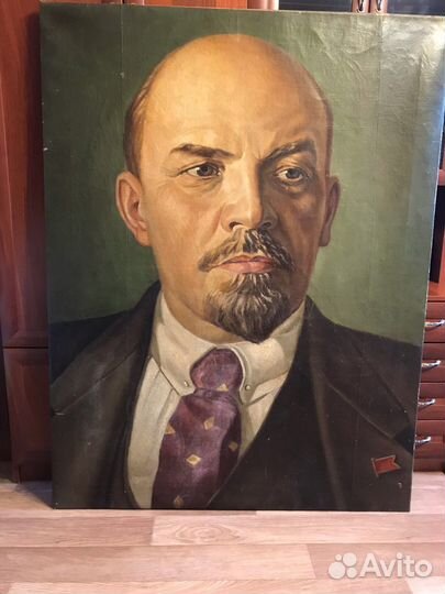 Портреты вождей. Ленин, Брежнев, Маркс - СССР