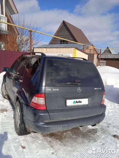 Mercedes-Benz M-класс 3.2 AT, 2002, 225 000 км