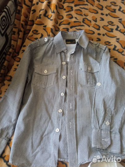 Рубашки на мальчика 110-122