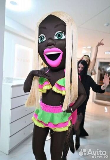 Ростовые куклы Шуточный стрептиз Мулатка шоколадка