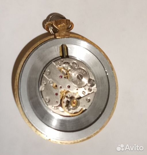 Часы позолоченные карманные СССР заря